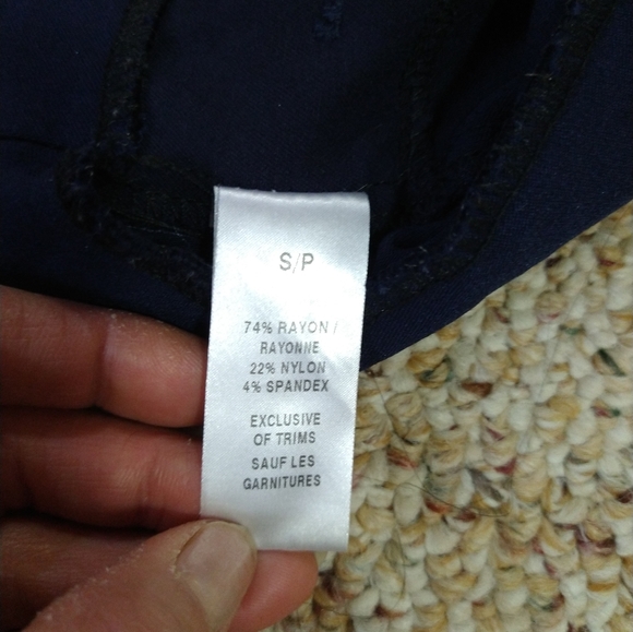 Size S Adrene high-waisted dark navy blue shorts - Picture 7 of 12